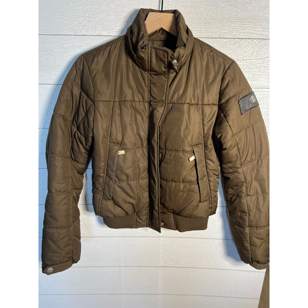 Bogner Fire + Ice Womens Ski Jacket Puffer US 6 EU 36 Brown Bronze Quilted NOTES